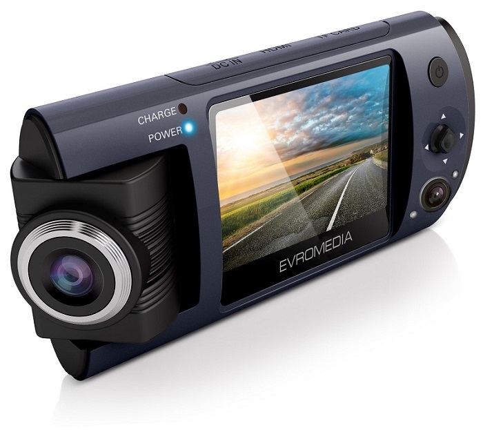 Реєстратор EVROMEDIA 2Cam GPS