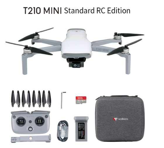 Дрон WalkeraT-210 mini (WKRC-H9 remote), два аккумулятори.